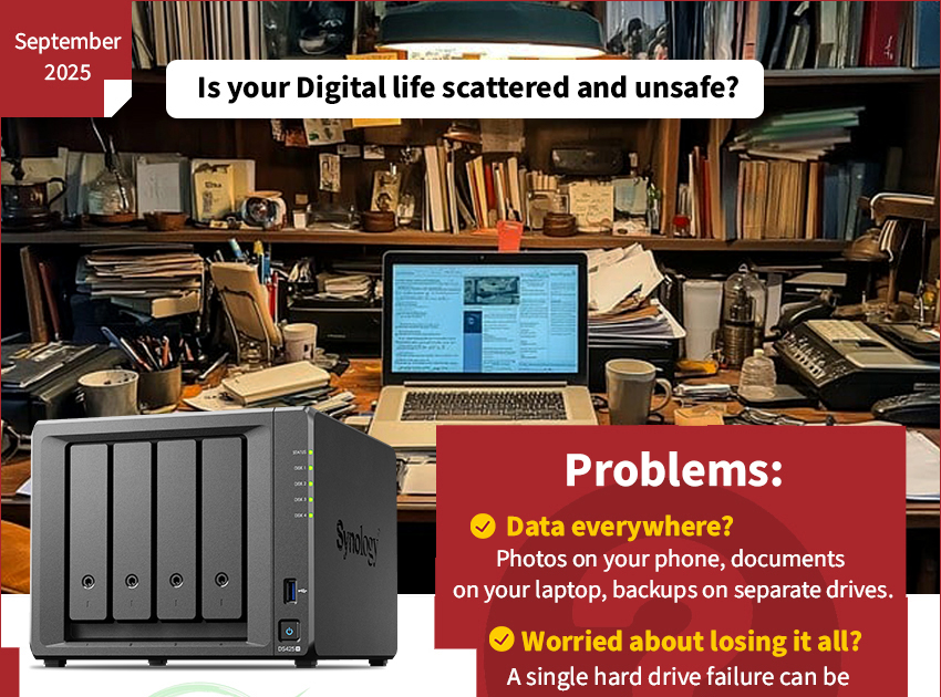 Don't lose your memories. Get a Home for your Data