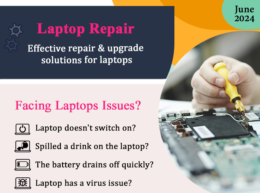 Laptop repairs & upgrades