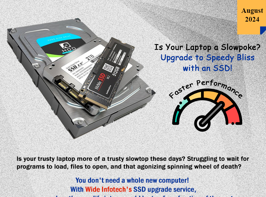 Upgrade your laptop Now, Thank yourself later